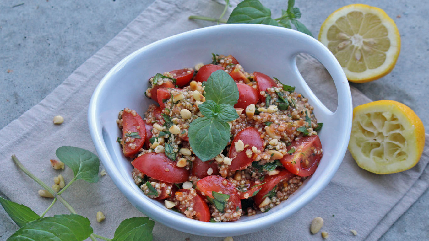 Salade van munt en peterselie