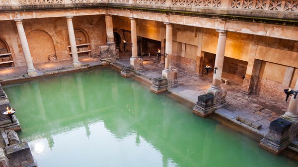 Bains historiques à Rome.