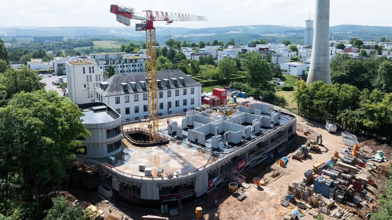 Baustelle des Kinderhospiz in Trier