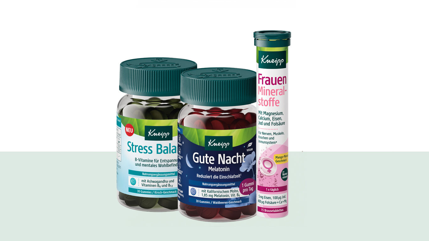 Vitaminprodukte von Kneipp