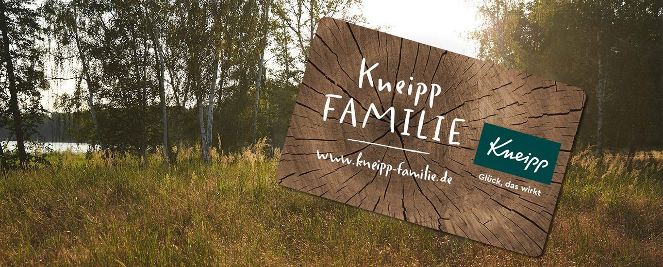 Kneipp Mitarbeiter-Rabatt Ein Bild der Kneipp Familien-Karte