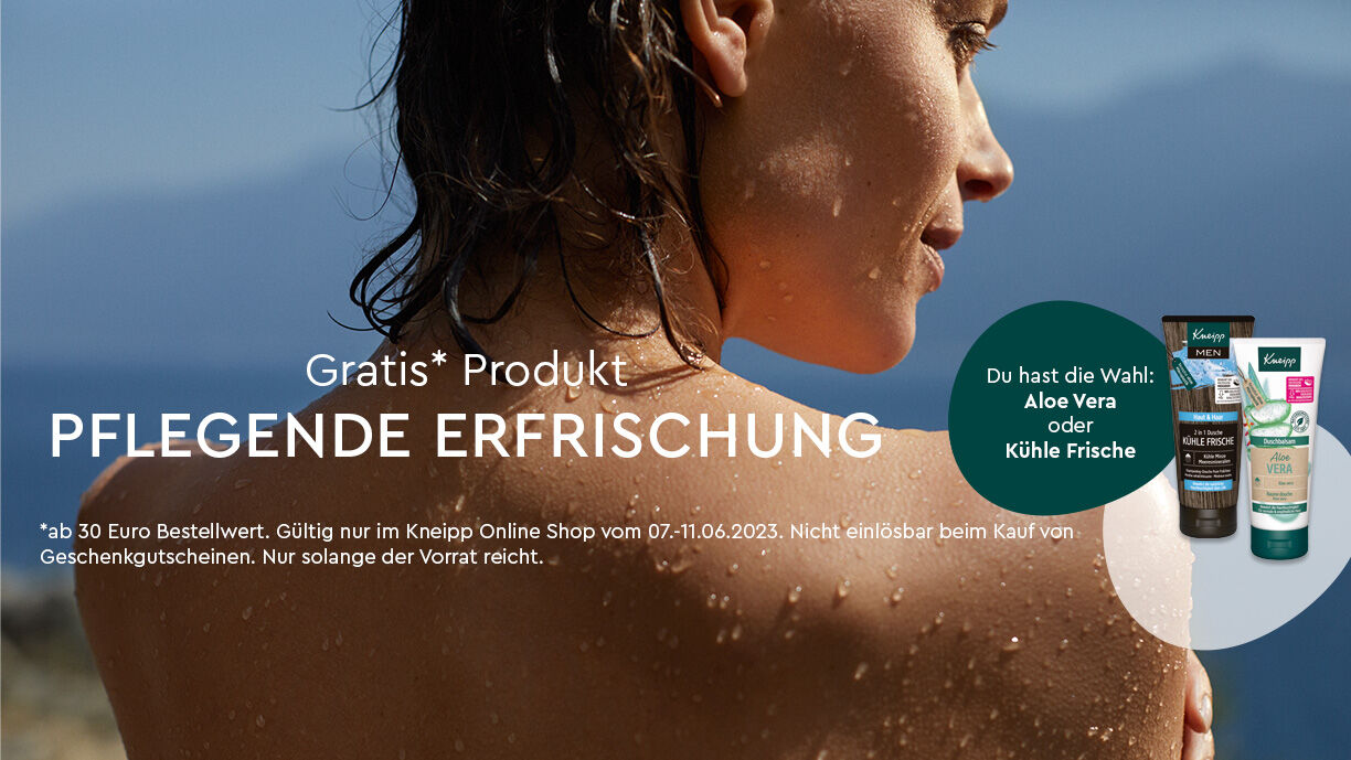 Frau mit nasser Haut