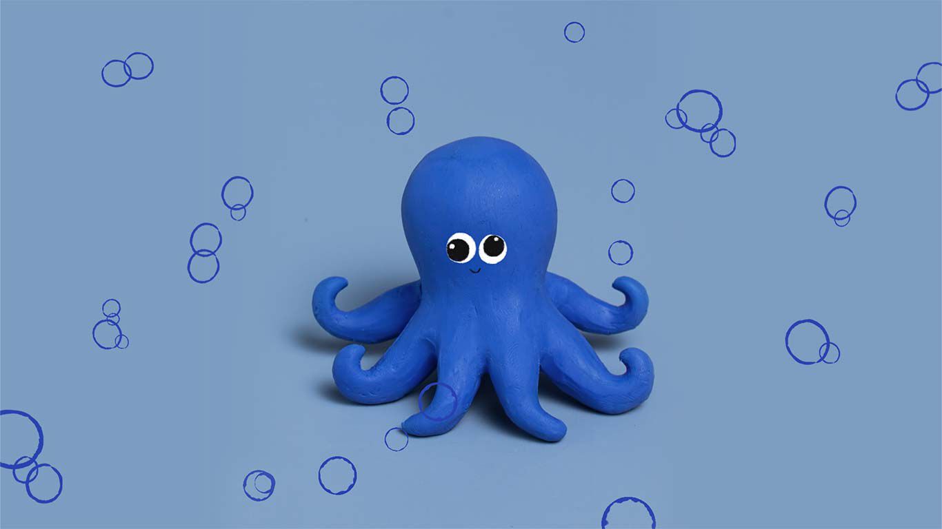 Knetfigur Oktopus Kneipp naturkind.