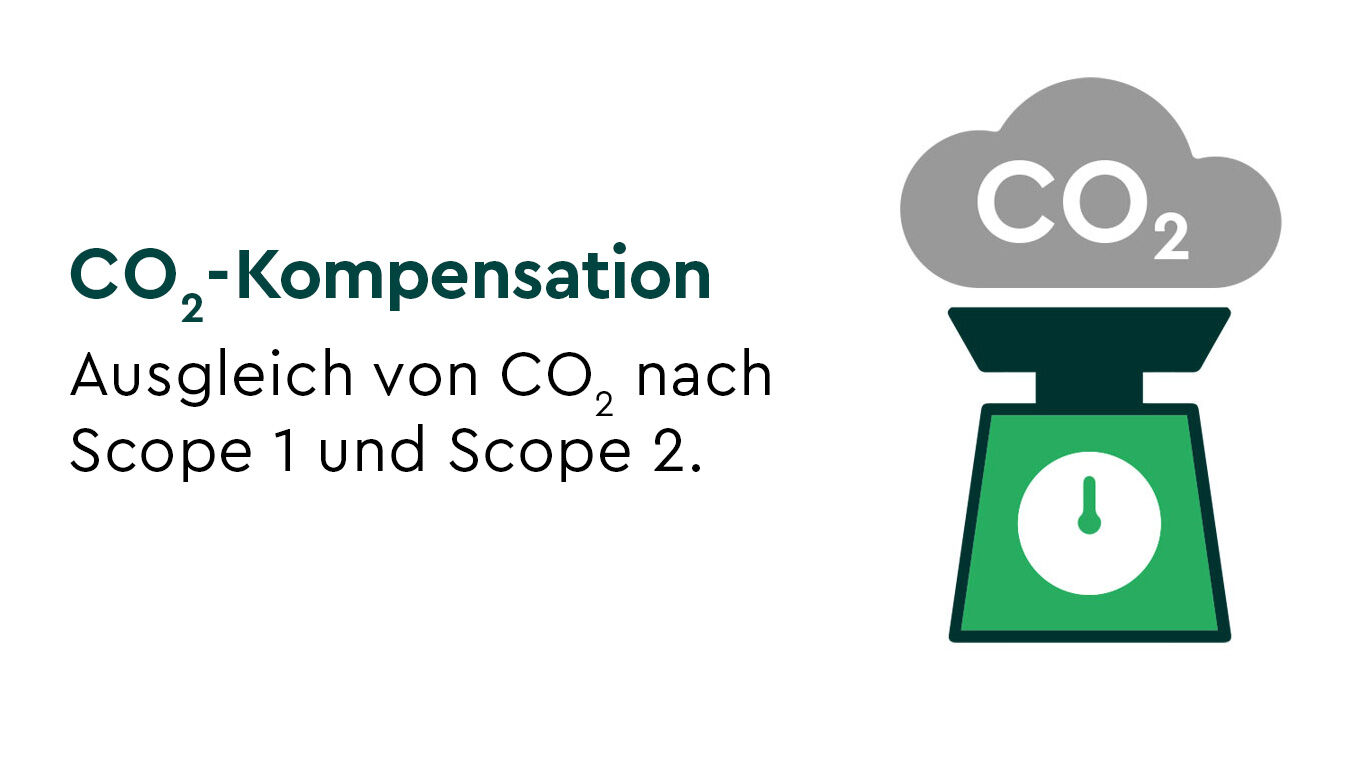 Infografik CO₂-Neutralität