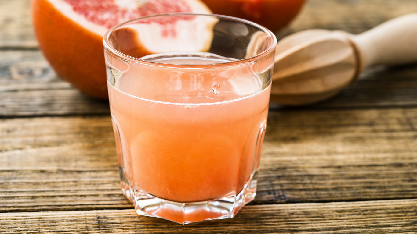 Saft aus Grapefruit