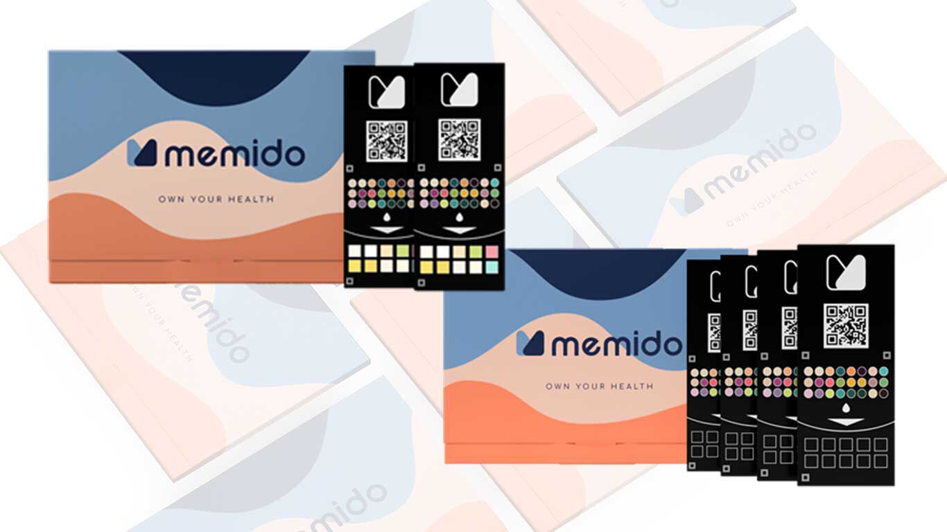Abbildung von memido 2er und 4er Kits. 
