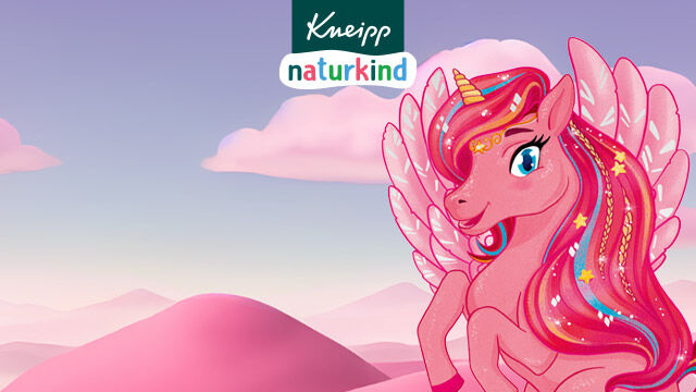 Illustration: Kneipp naturkind Einhornschatz.