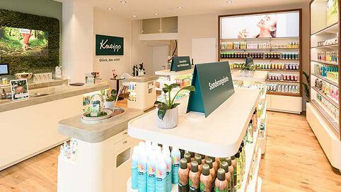 Kneipp Shop Würzburg Innenansicht