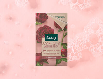 Produktbild der Kneipp Badekristalle Ein Gruß von Herzen
