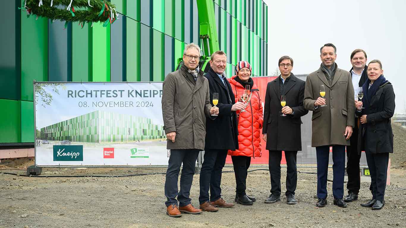Der Kneipp Hauptsitz liegt im Grünen