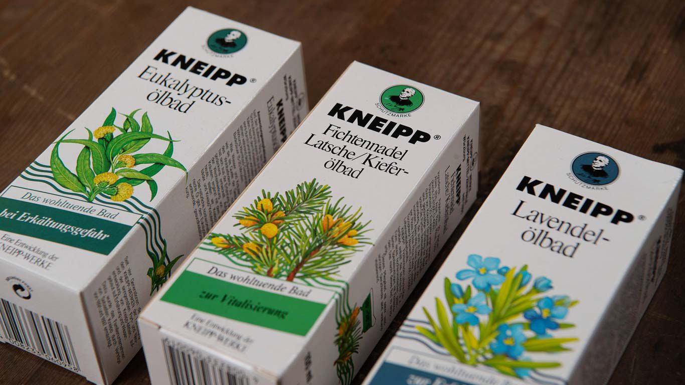 Bis heute gehören Badezusätze zu den wichtigsten Produkten von Kneipp