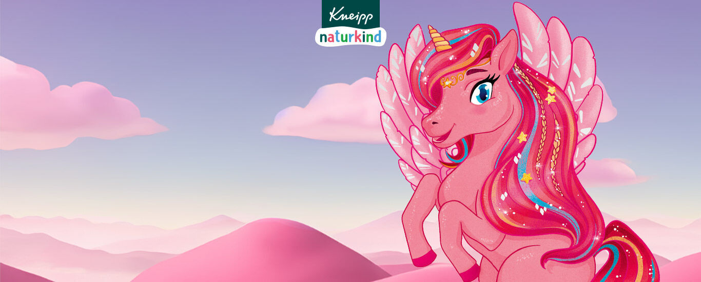 Illustration Kneipp naturkind Einhornschatz.