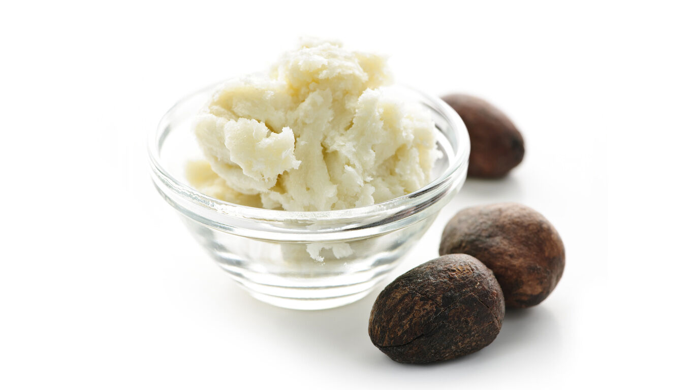Shea butter helps to smooth the skin