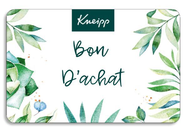 Illustration de la carte-cadeau Kneipp