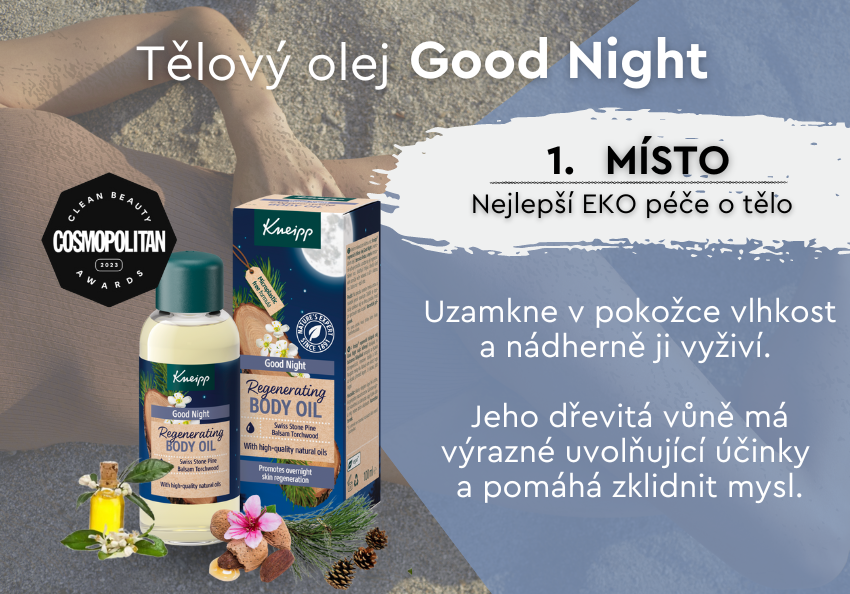 1. místo - tělový olej