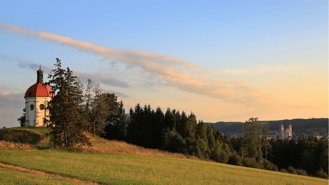 Paysage idyllique de Stephansried en Bavière