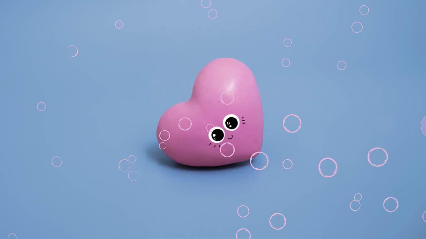 Figurine en pâte à modeler Cœur Kneipp naturkind.