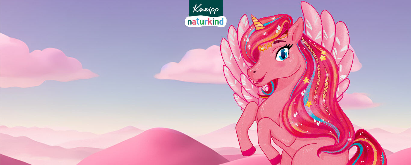 Illustration du trésor de la licorne Kneipp naturkind.