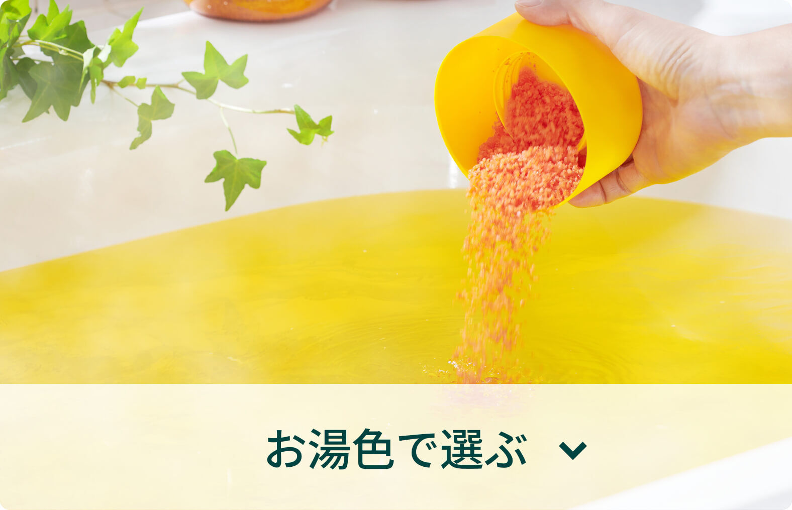 お湯色で選ぶ