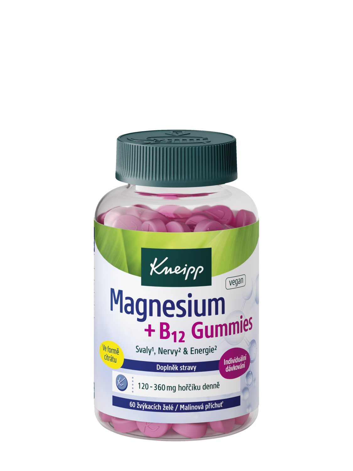 Magnesium + B12 Gummies - Pohled zepředu