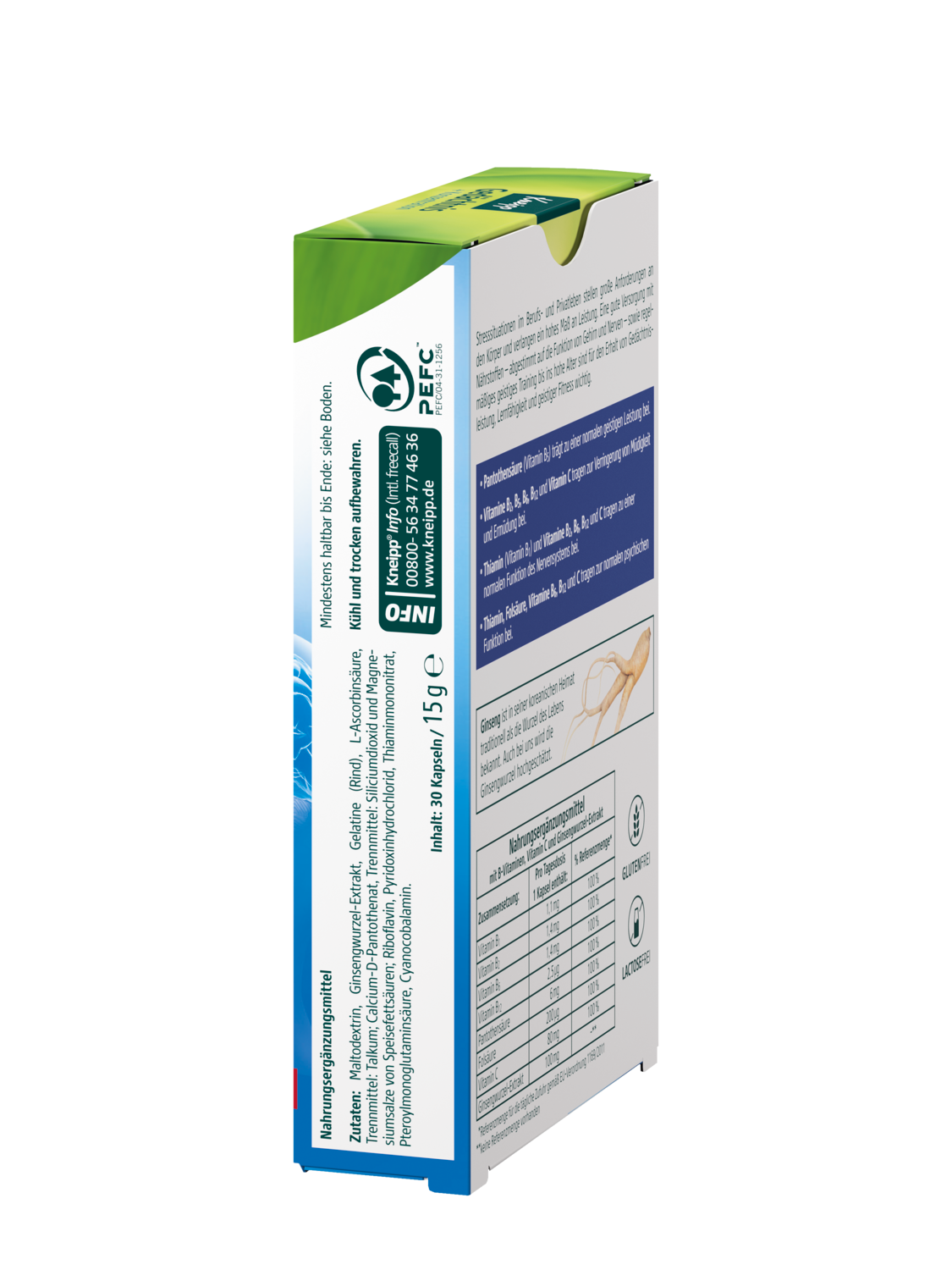 Kneipp Paměť a koncentrace - Lev&yacute; pohled