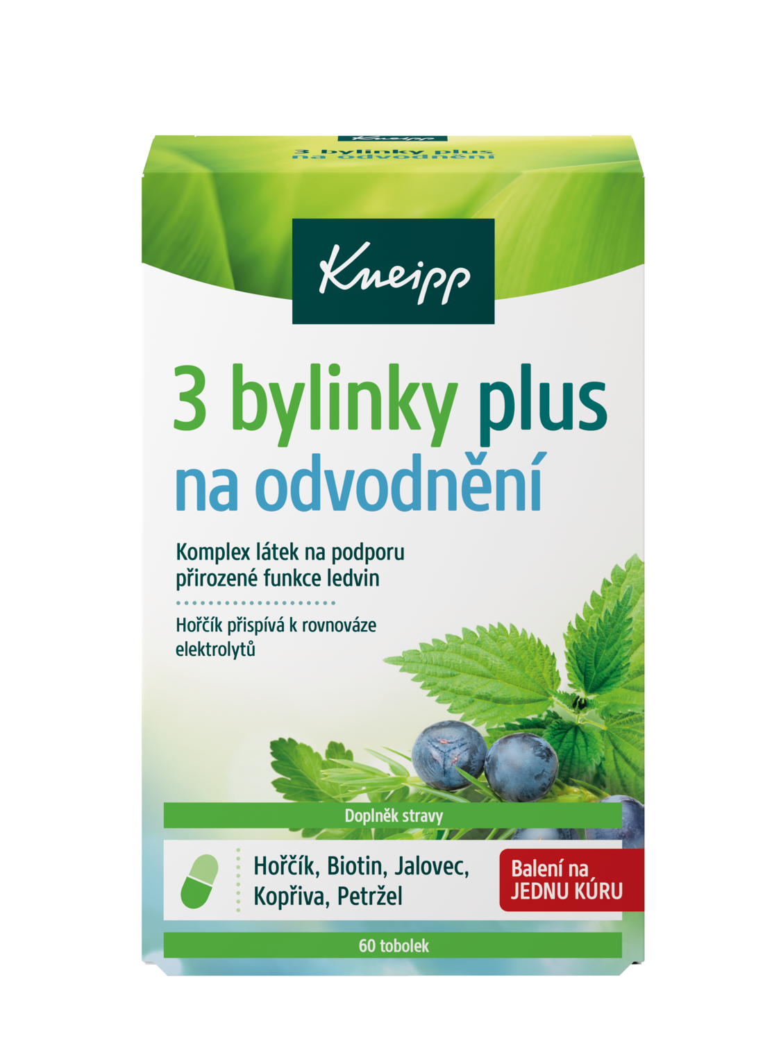 Kneipp&reg; 3 bylinky na odvodněn&iacute; - Pohled zepředu