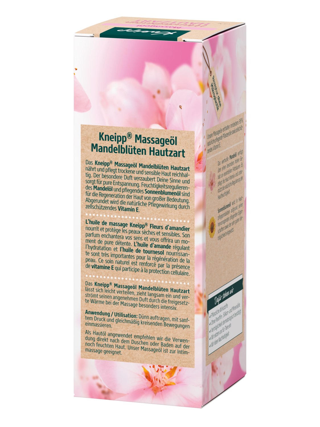 Mas&aacute;žn&iacute; olej Mandlov&eacute; květy - Zadn&iacute; pohled