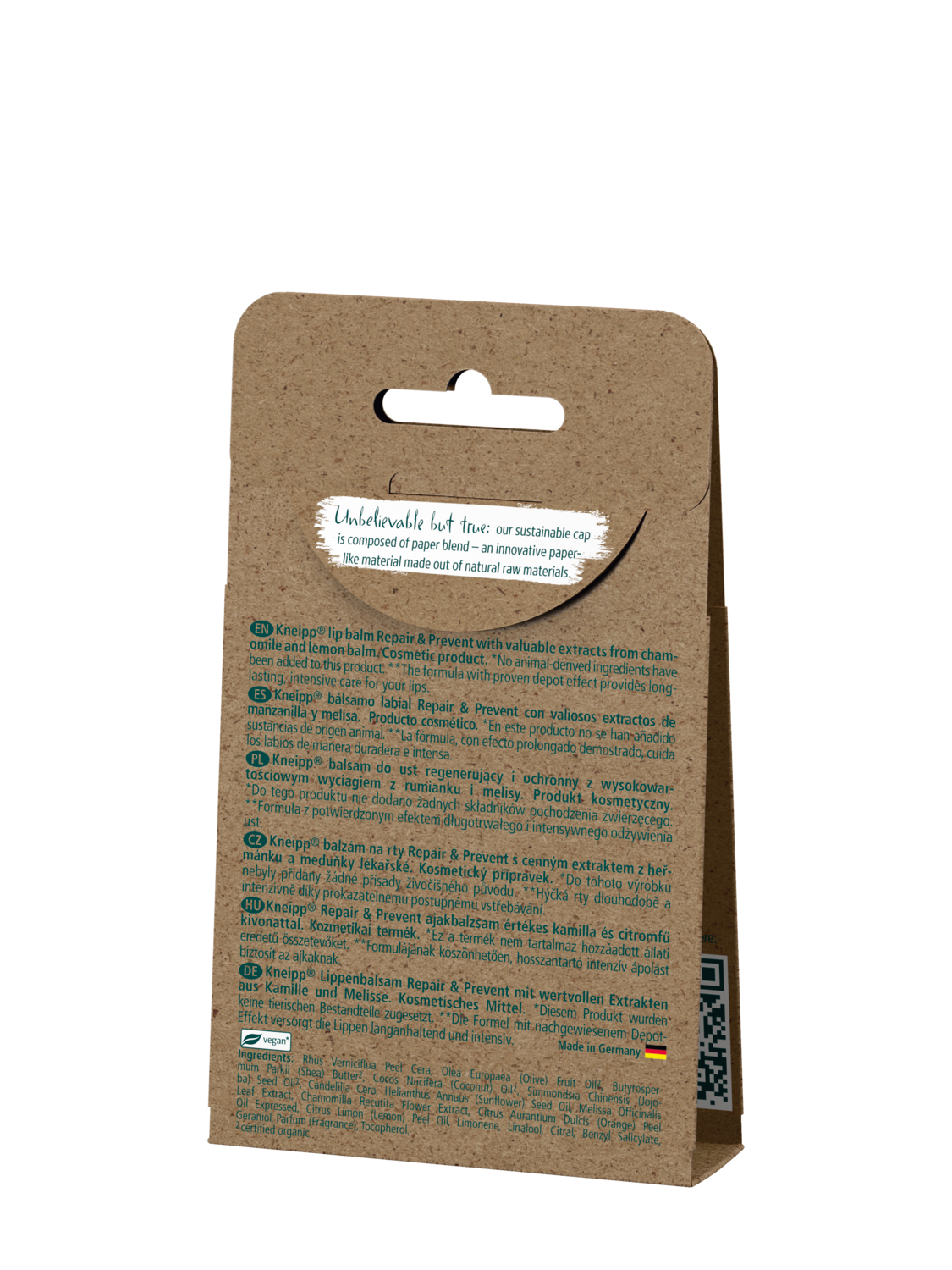 Balz&aacute;m na rty Repair & Prevent - Zadn&iacute; pohled