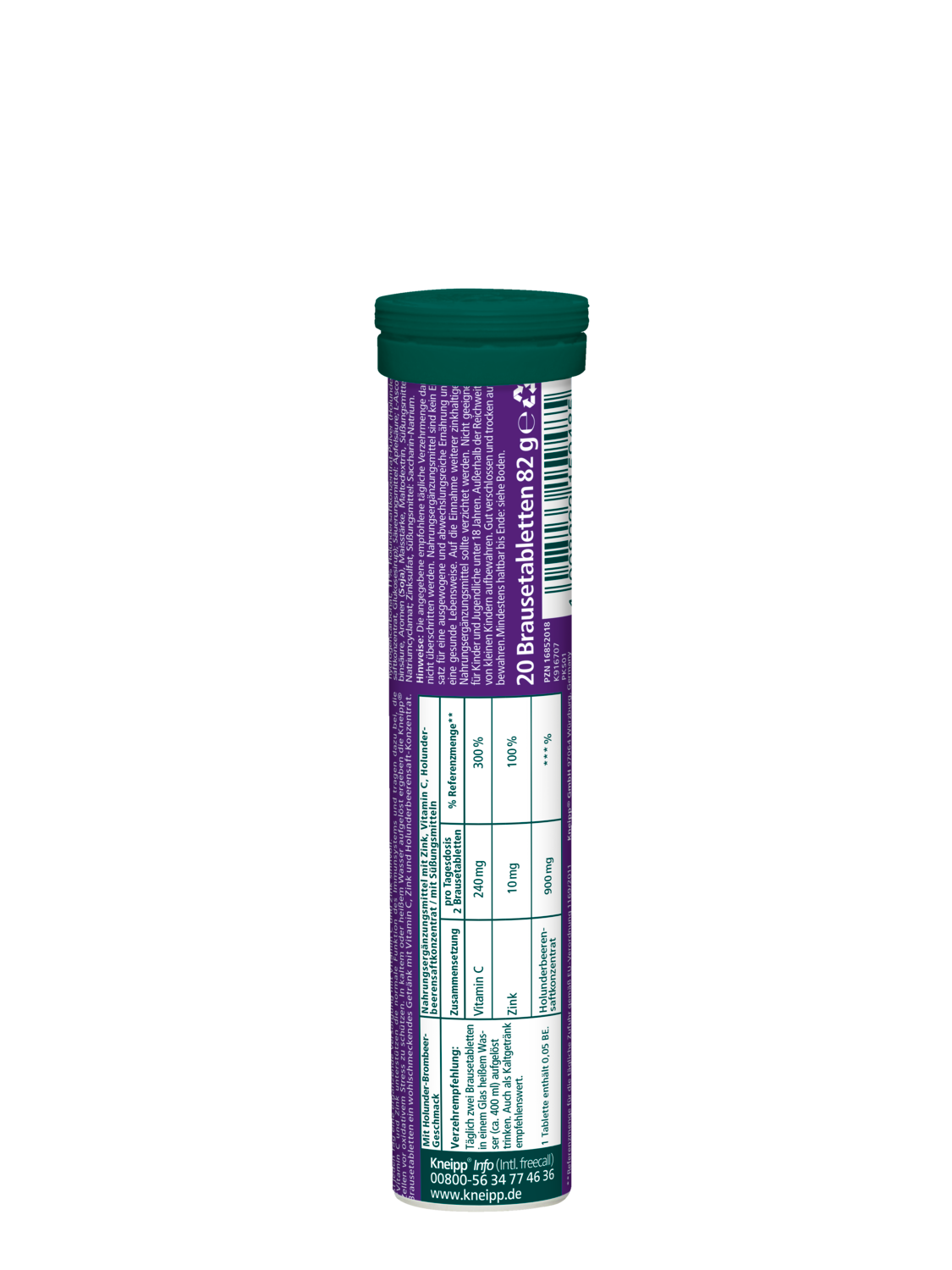 Kneipp Imunita &scaron;umiv&eacute; tablety - Zadn&iacute; pohled