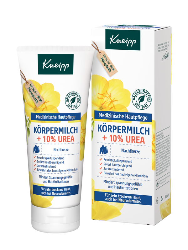 Tělové mléko Pupalka + 10 % urea