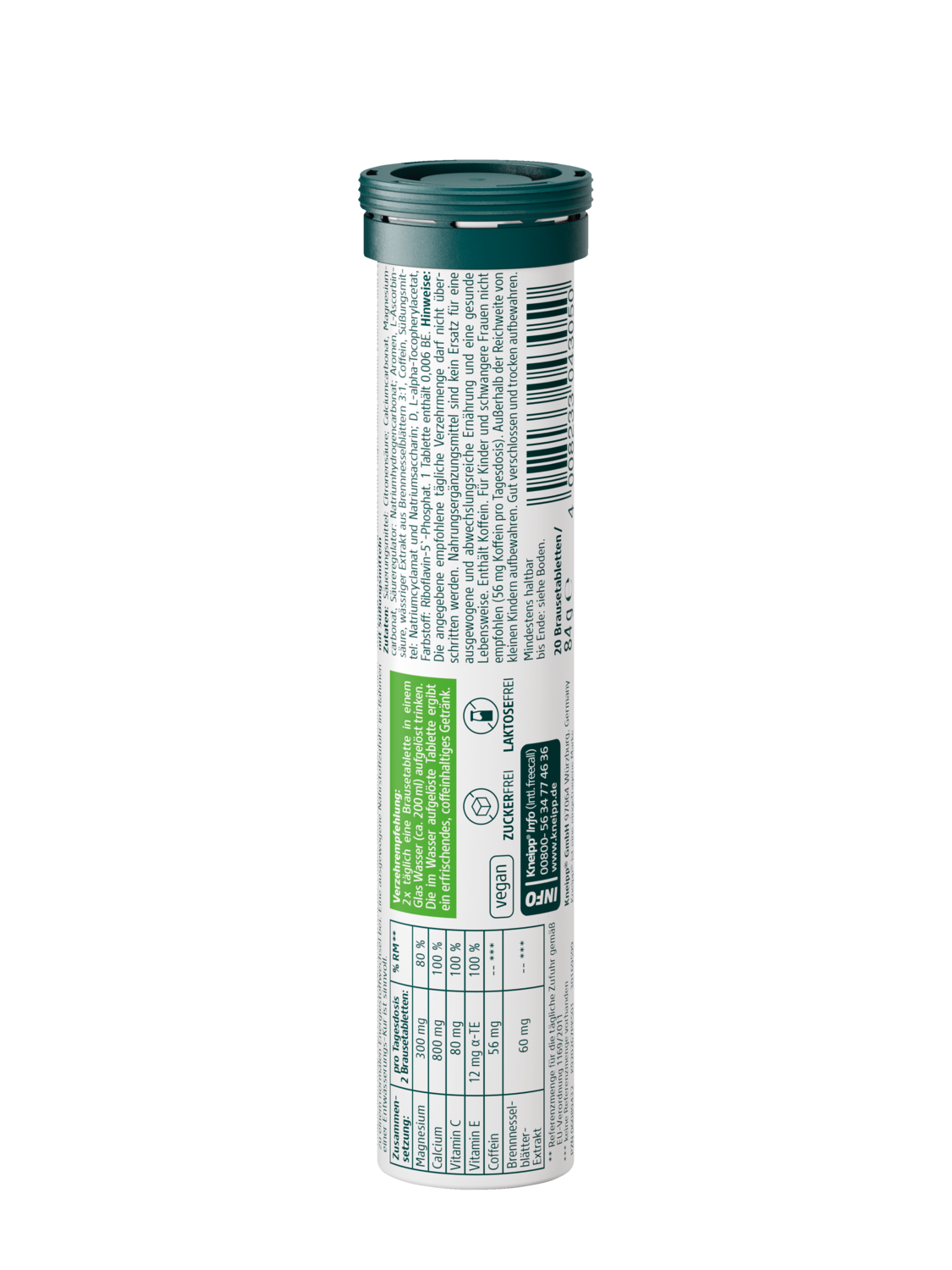Kneipp&reg; Odvodněn&iacute; &scaron;umiv&eacute; tablety - Zadn&iacute; pohled
