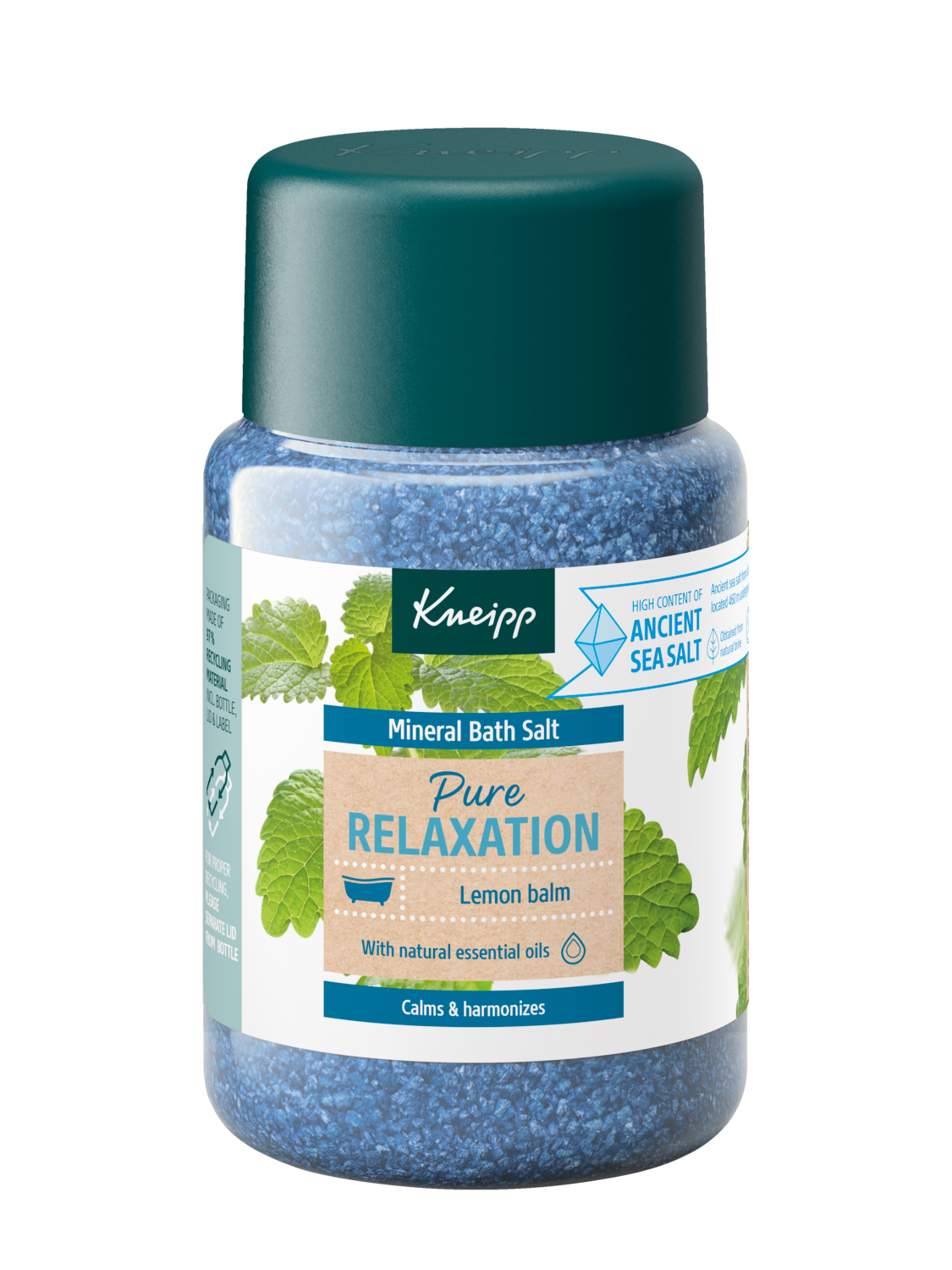 Sůl do koupele Dokonal&yacute; odpočinek - Pohled zepředu