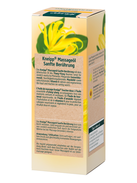 Masážní olej Ylang-Ylang - Zadní pohled