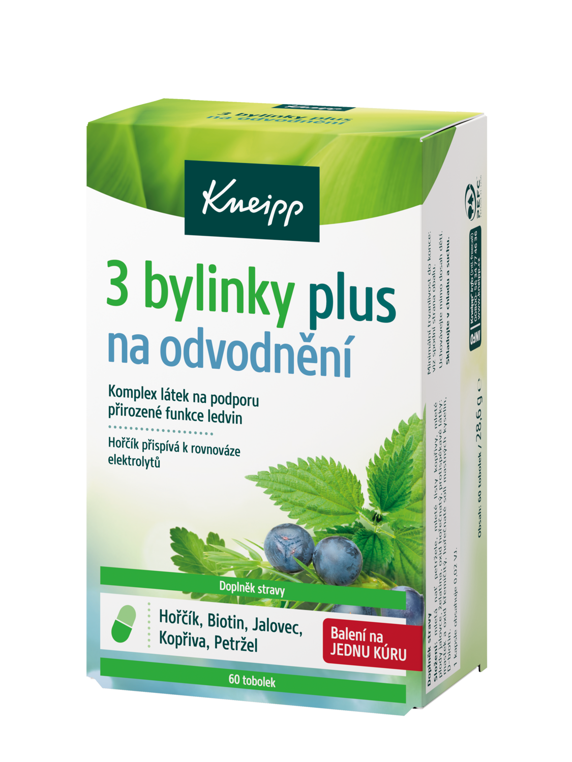 Kneipp&reg; 3 bylinky na odvodněn&iacute; - Lev&yacute; pohled