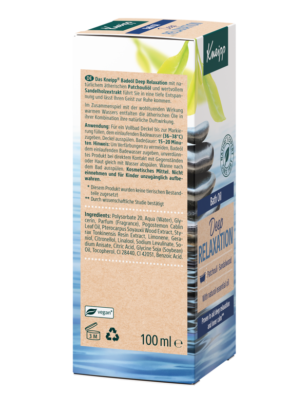 Olej do koupele Hlubok&eacute; uvolněn&iacute;