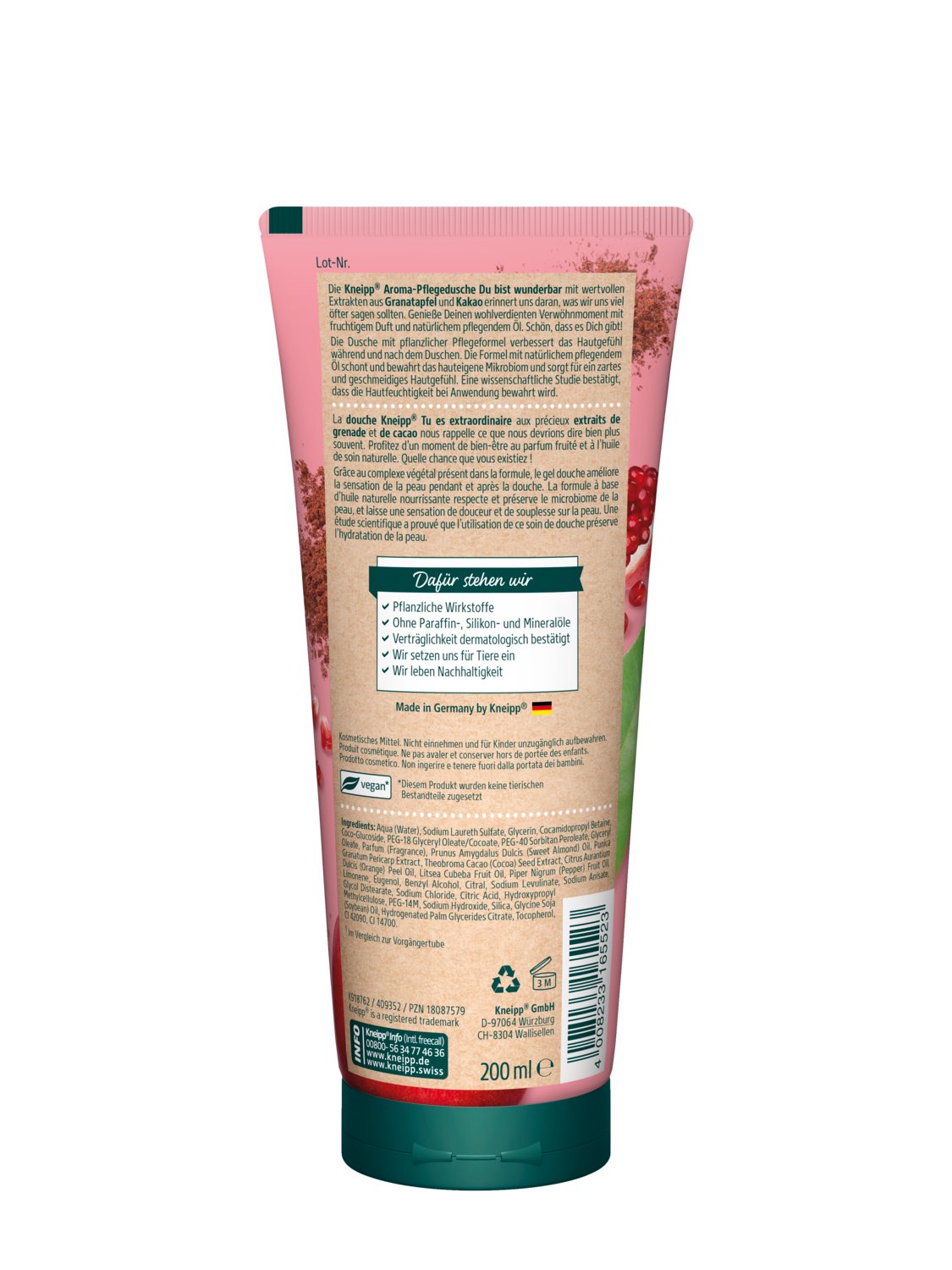 Sprchov&yacute; gel You are wonderful! - Zadn&iacute; pohled