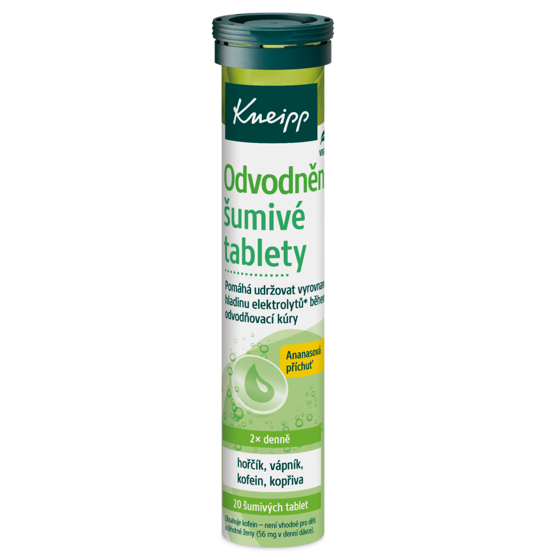 Kneipp Odvodněn&iacute; &scaron;umiv&eacute; tablety - Pohled zepředu