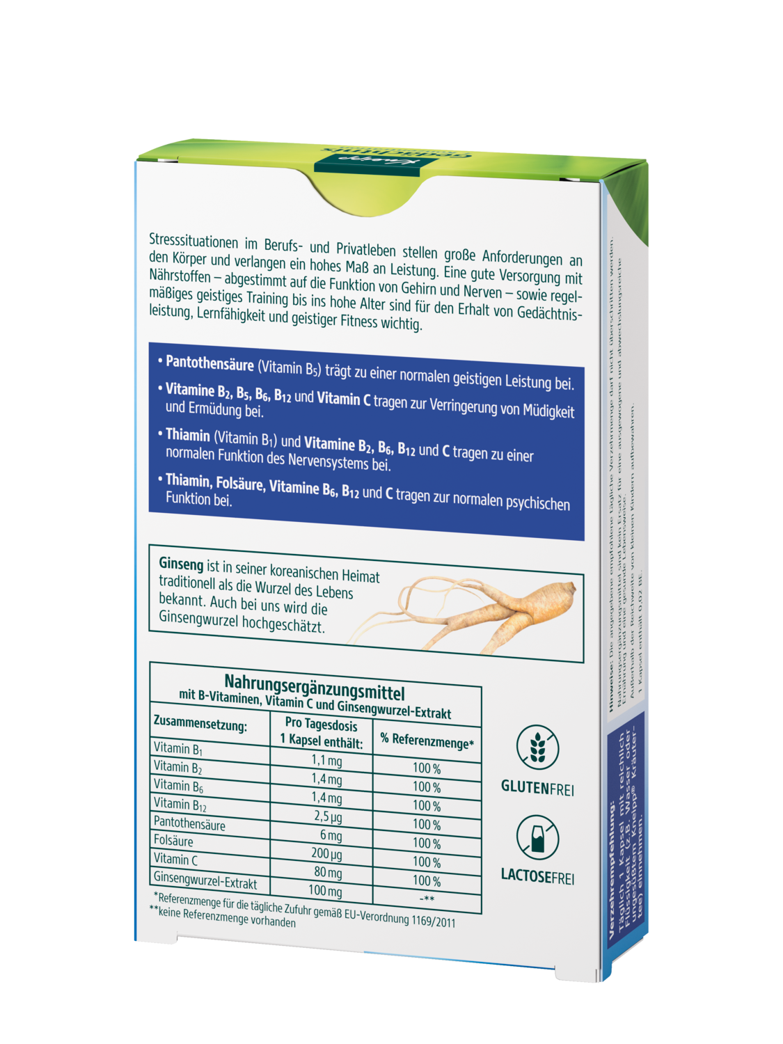 Kneipp Paměť a koncentrace - Zadn&iacute; pohled