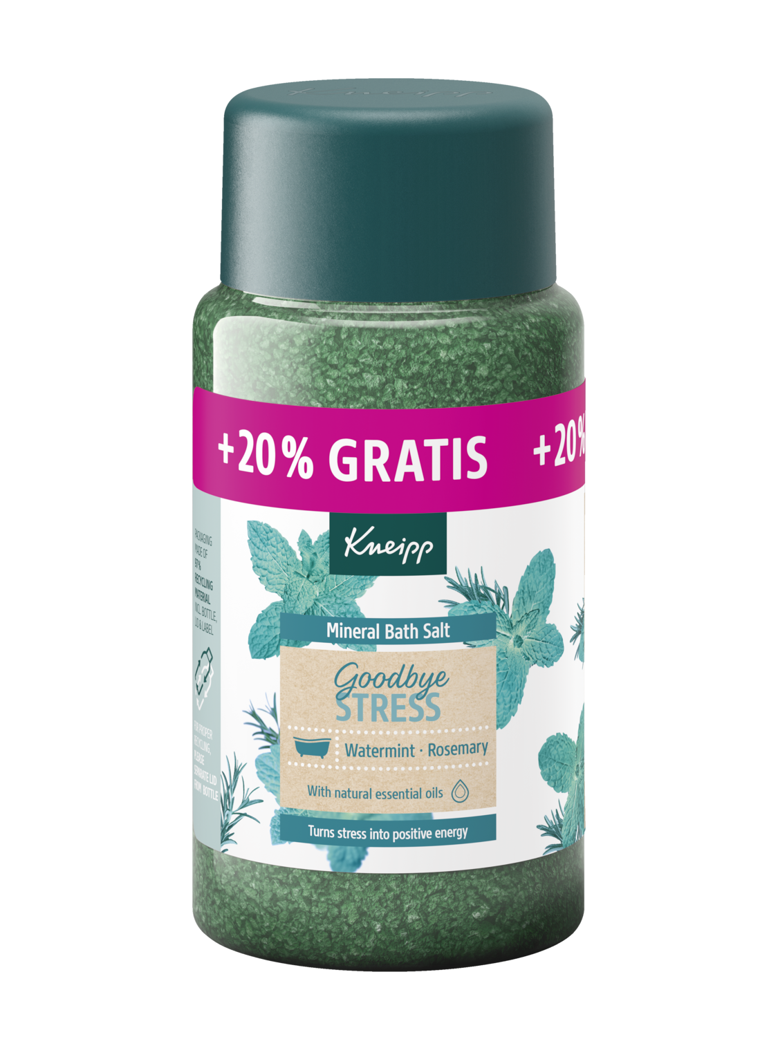 Sůl do koupele Goodbye Stress - Pohled zepředu