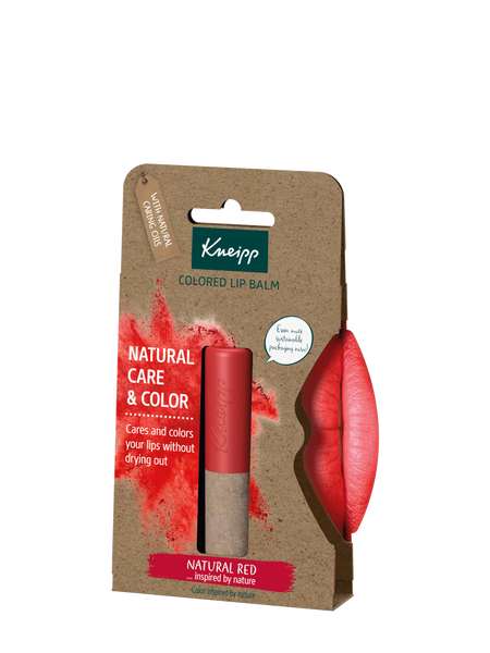Barevný balzám na rty Natural Red - Pravý pohled