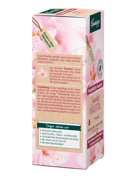 Tělový olej Mandlové květy - Pravý pohled