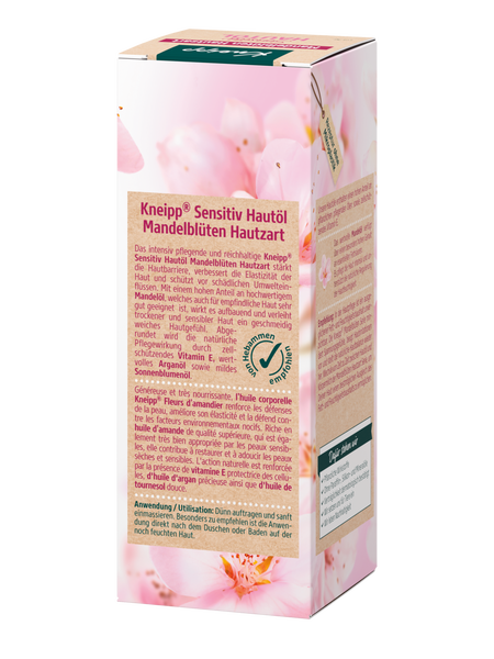 Tělový olej Mandlové květy - Zadní pohled