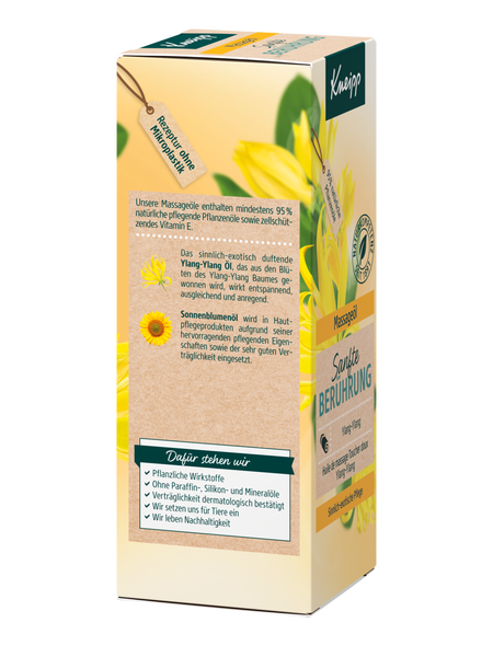 Masážní olej Ylang-Ylang - Pravý pohled