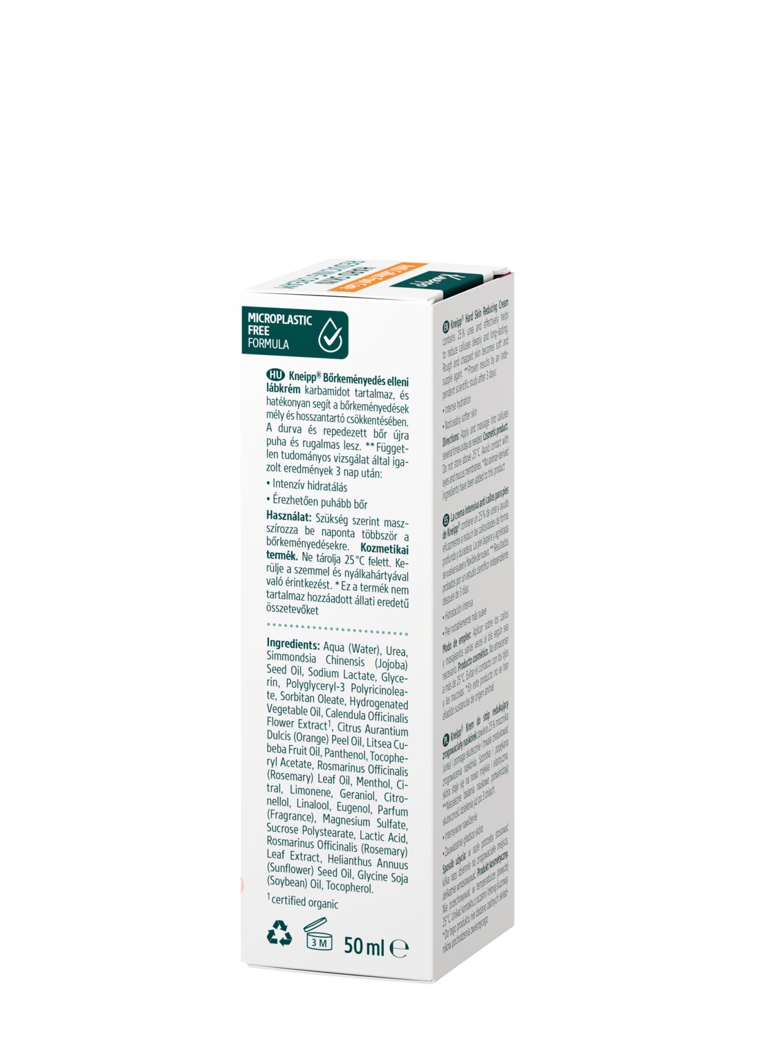 Mast na zrohovatělou kůži chodidel - Lev&yacute; pohled