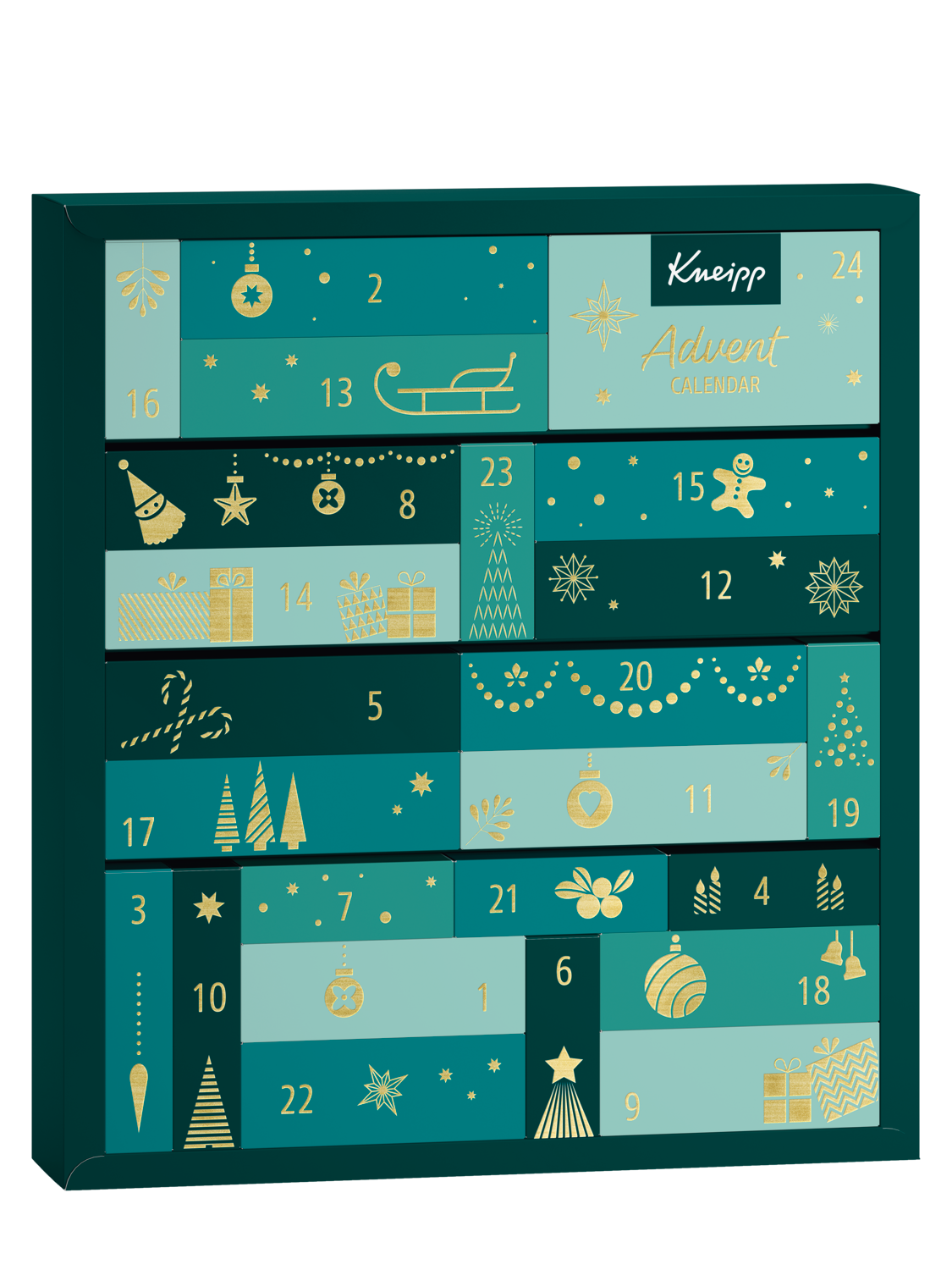 Kneipp Adventskalender 2025 - Vorderansicht