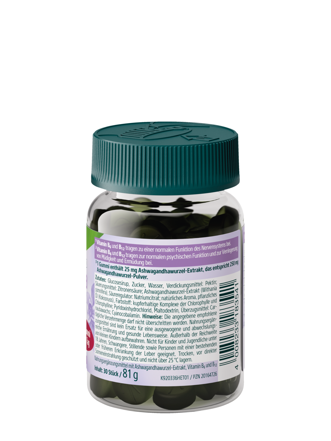 Ashwagandha Gummies - Rechte Ansicht