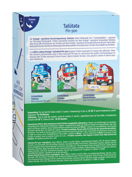 Naturkind Geschenkset Tatütata - Rückansicht