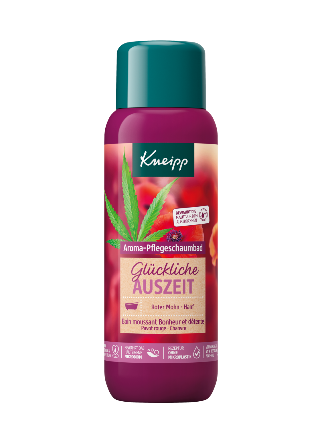 Aroma-Pflegeschaumbad Gl&uuml;ckliche Auszeit - Vorderansicht