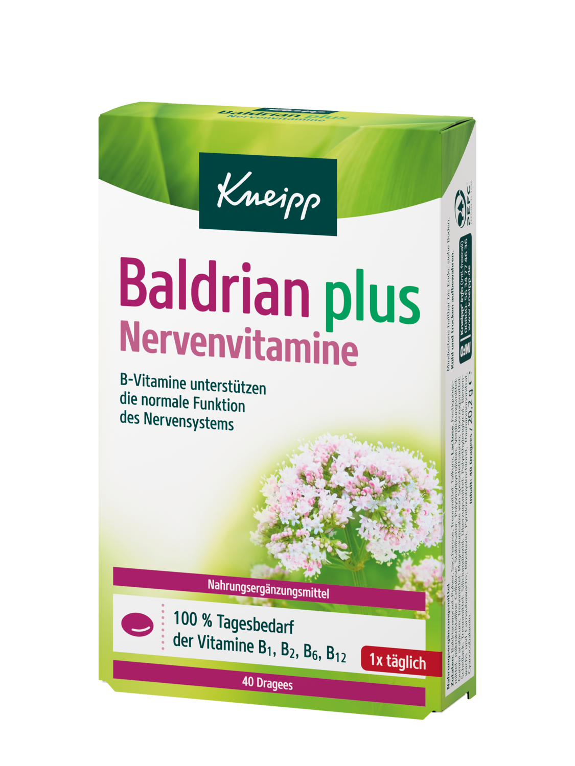 Baldrian plus Nervenvitamine  - Vorderansicht