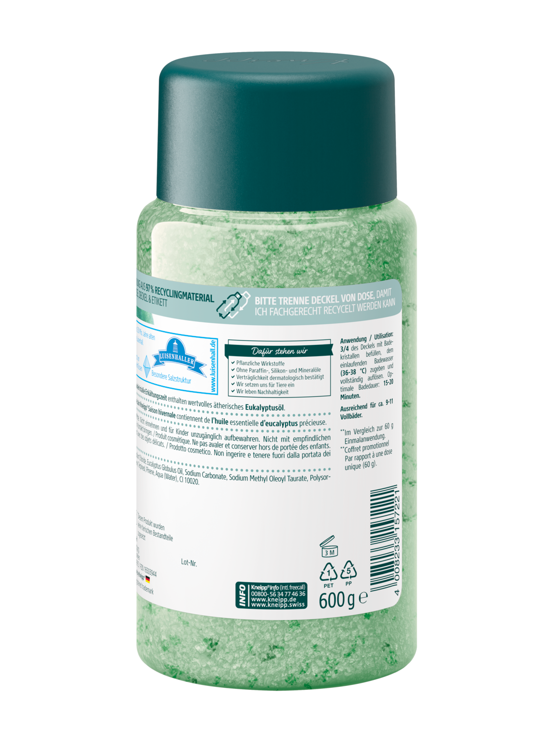 Badekristalle Erk&auml;ltungszeit - R&uuml;ckansicht